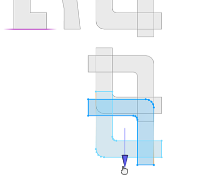Copied overlapping shapes Copied overlapping shapes
