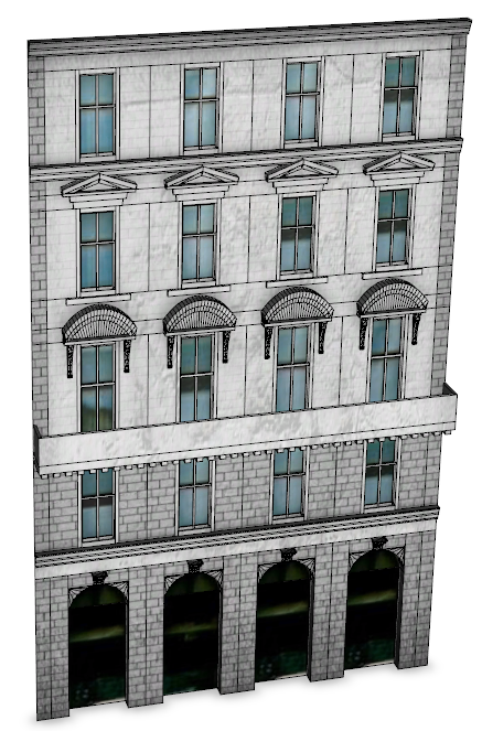 Textured window assets and door shapes Textured window assets and door shapes