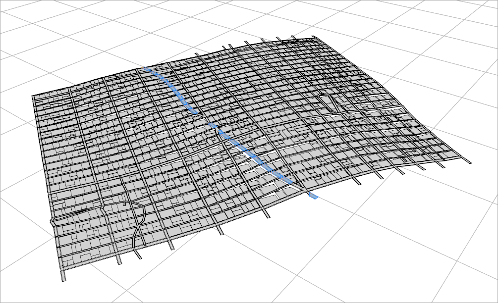 Broadway street shapes selected Broadway street shapes selected