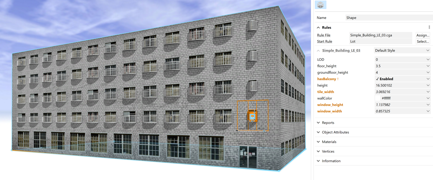 Balconies above door Balconies above door