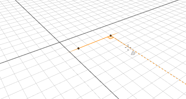 Third point using the polygonal shape creation tool Third point using the polygonal shape creation tool