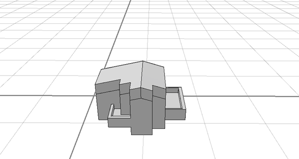 Modify the other roof polygon and snap to the first polygon Modify the other roof polygon and snap to the first polygon