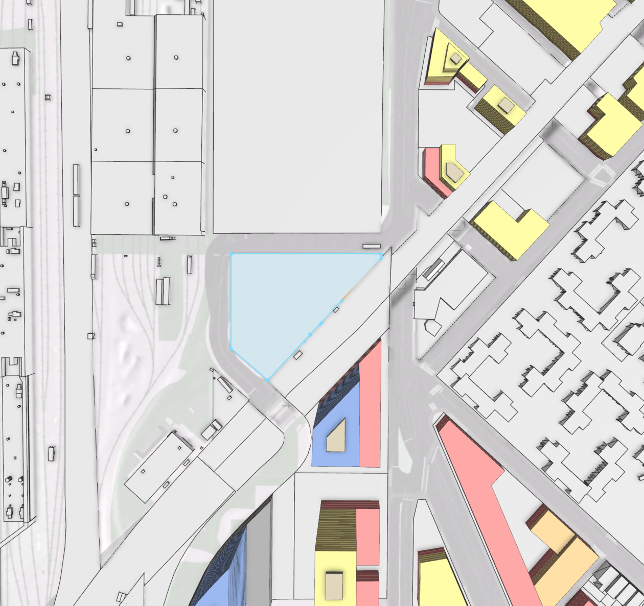 Parcel to be split Parcel to be split