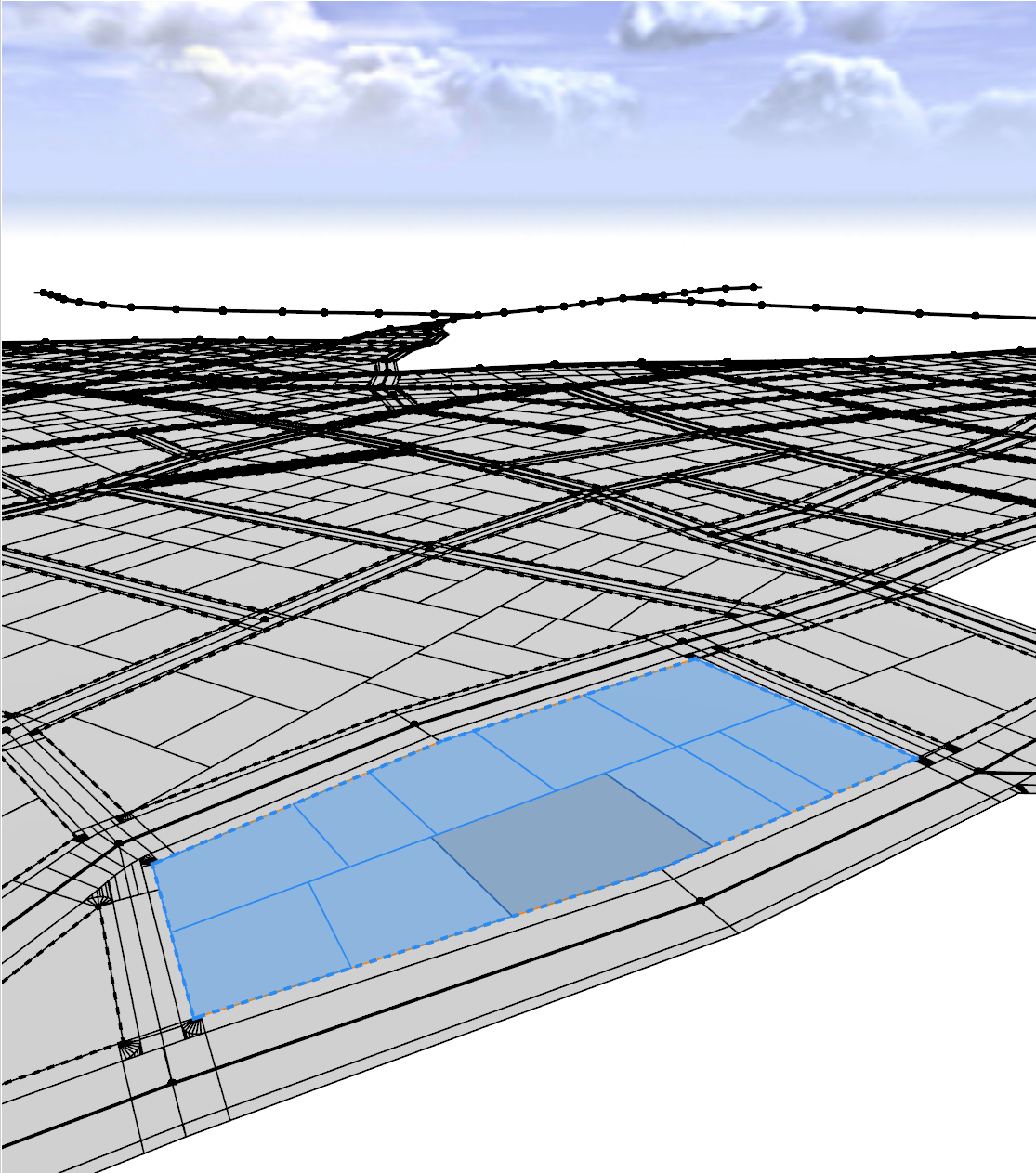 Shapes within block selected Shapes within block selected