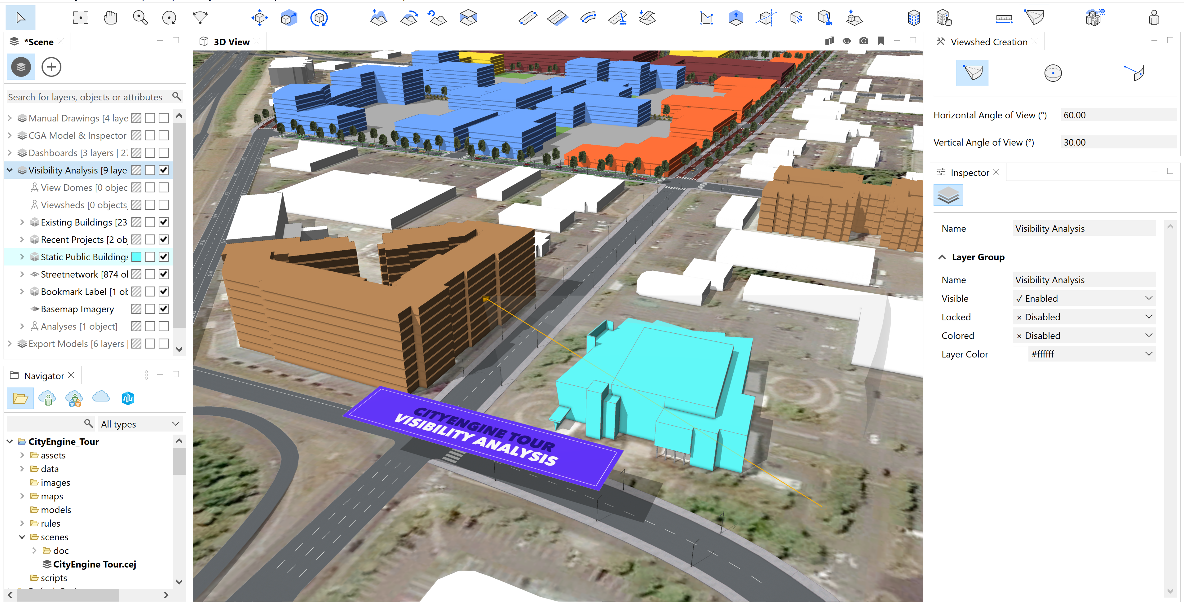 Visibility analysis Visibility analysis