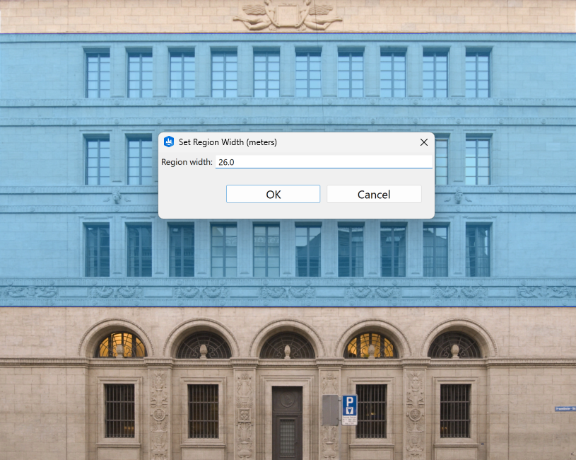 Set the region width in split Set the region width in split