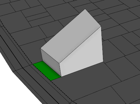 Street-facing slope Street-facing slope