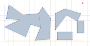 Original shape and scope Original shape and scope