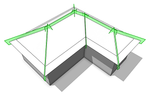 Hip roof after comp split Hip roof after comp split