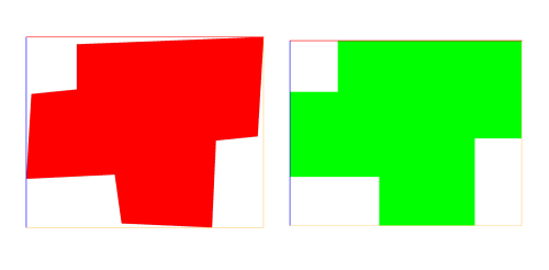 Rectify on shapes Rectify on shapes