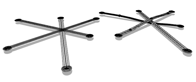(left) Original; (right) solved with tunnels (left) Original; (right) solved with tunnels