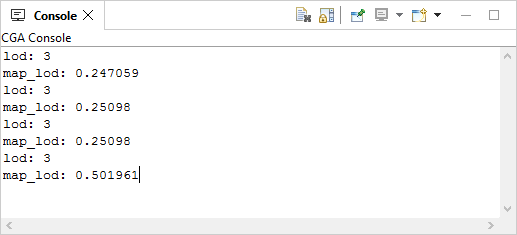 CGA Console CGA Console