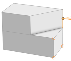 Snap to same edge Snap to same edge