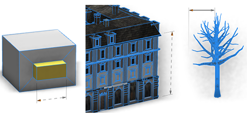 scope (left); silhouette (middle); fade (right) scope (left); silhouette (middle); fade (right)
