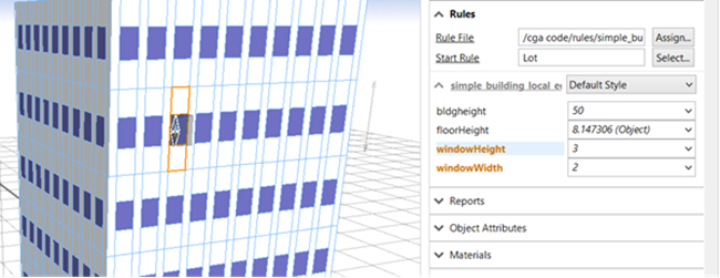 Window selected for local edit Window selected for local edit