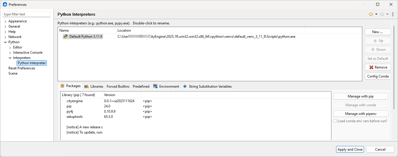 Manage Python Interpreters Manage Python Interpreters