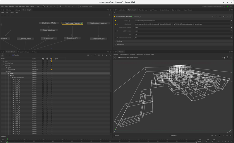 Waterfront render whole scene Waterfront render whole scene