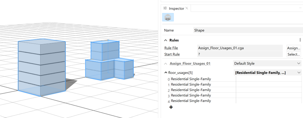 Rule-applied shapes Rule-applied shapes