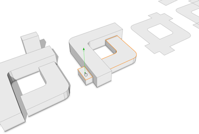 Additional shapes extruded Additional shapes extruded