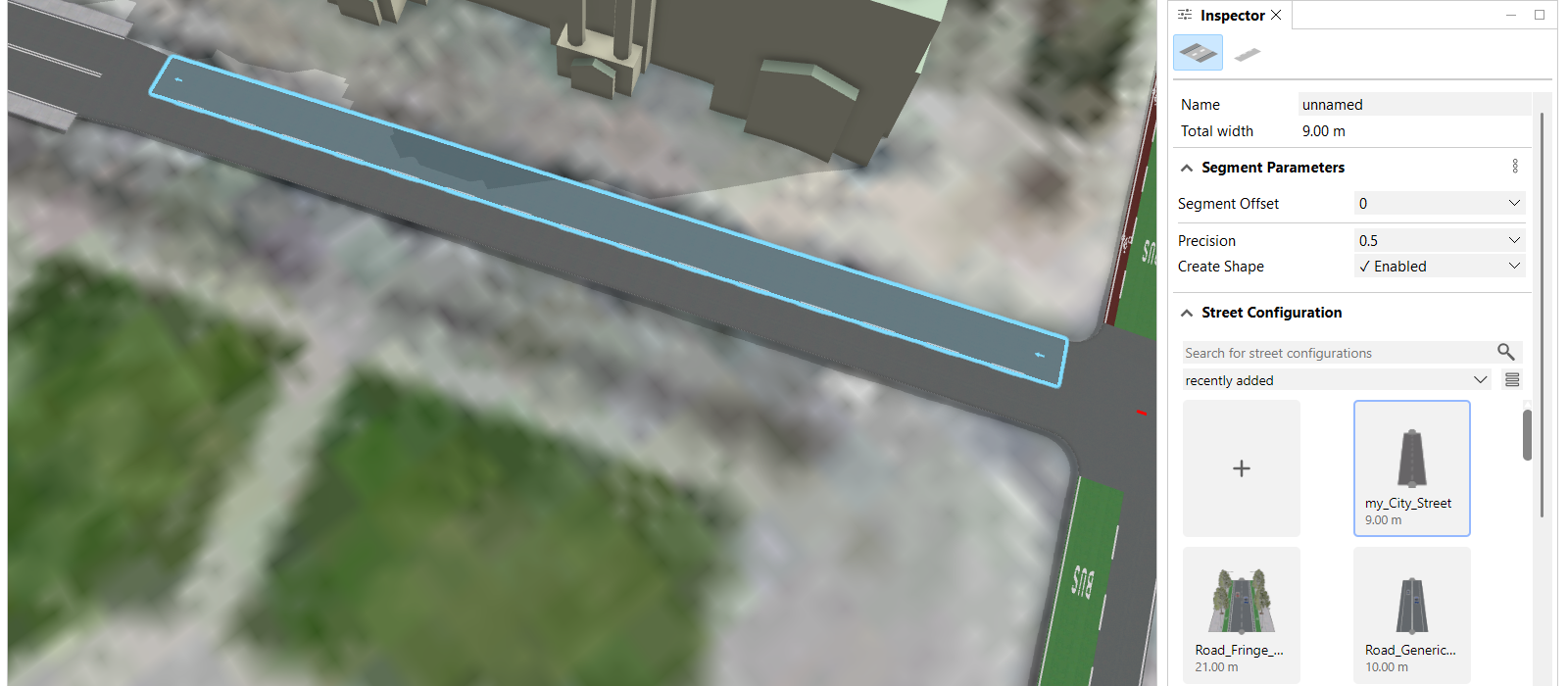 Save street configuration Save street configuration