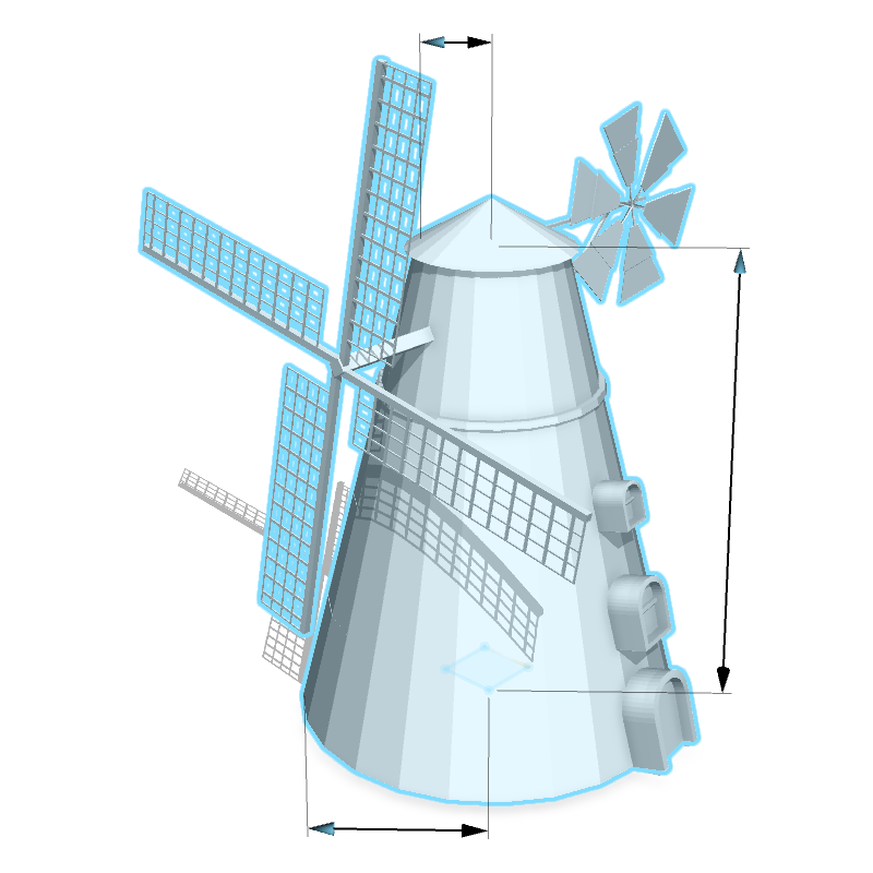 Windmill with handles Windmill with handles