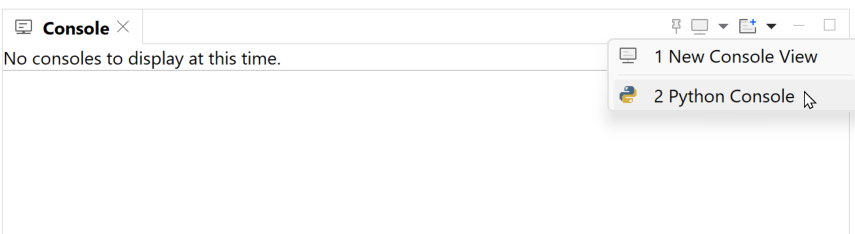Context menu on the Context menu on the