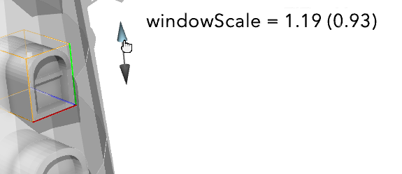 Window handles with windowScale Window handles with windowScale