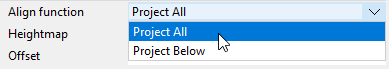 Align function set to Project All Align function set to Project All