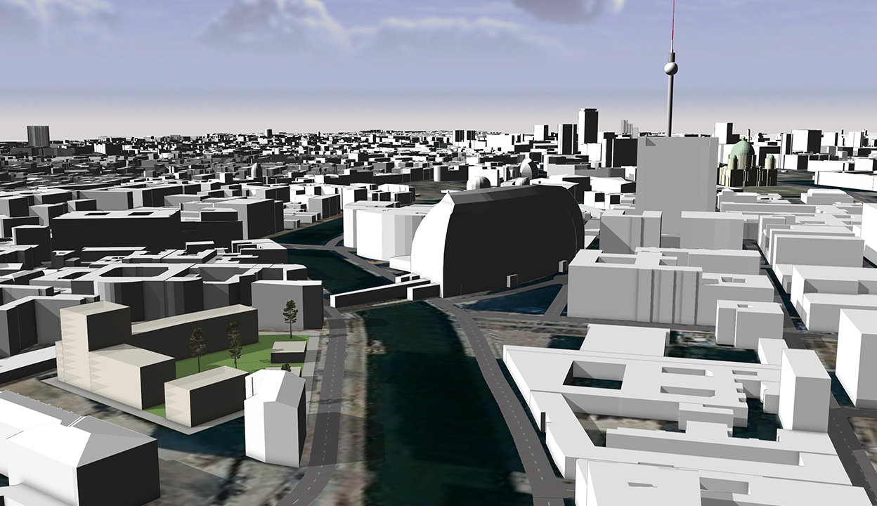 Redevelopment along the river Redevelopment along the river