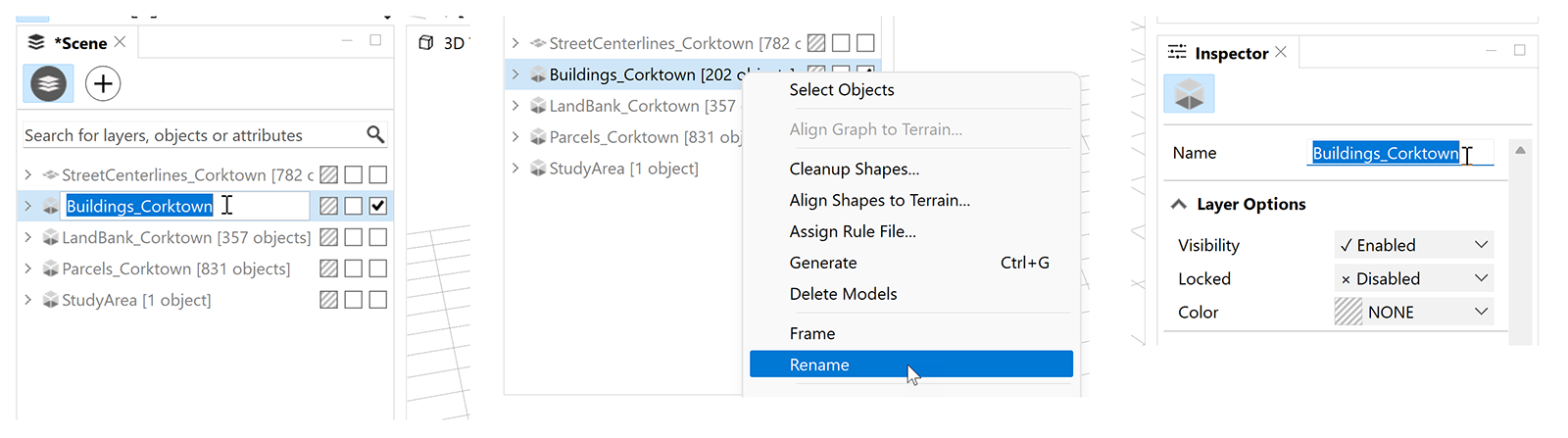 Methods for renaming layer Methods for renaming layer