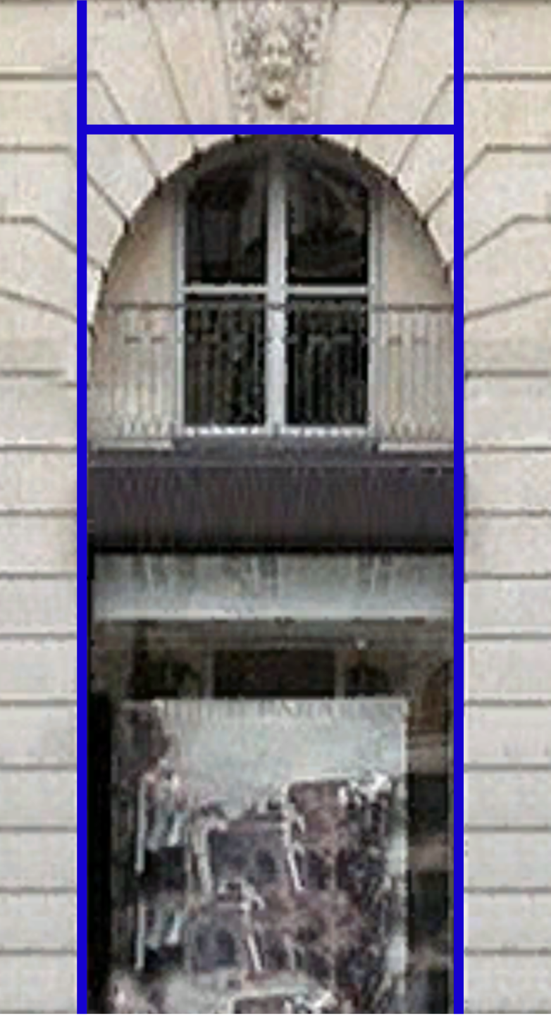 Ground floor window split into components Ground floor window split into components