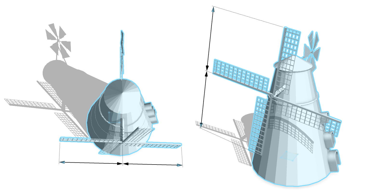 Windmill with chain handles Windmill with chain handles