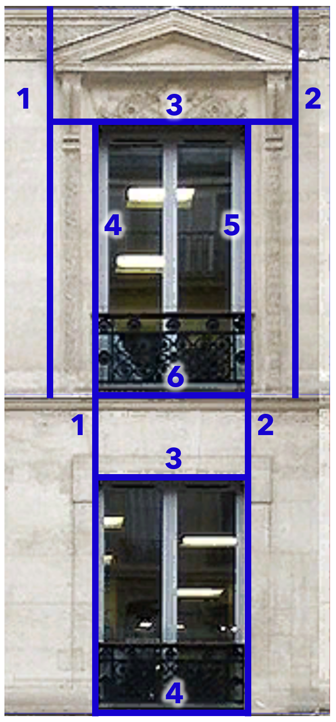 Floors split into components Floors split into components