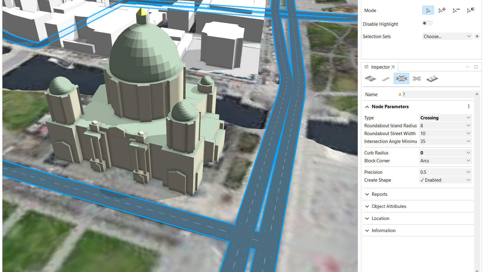 Street simplified Street simplified