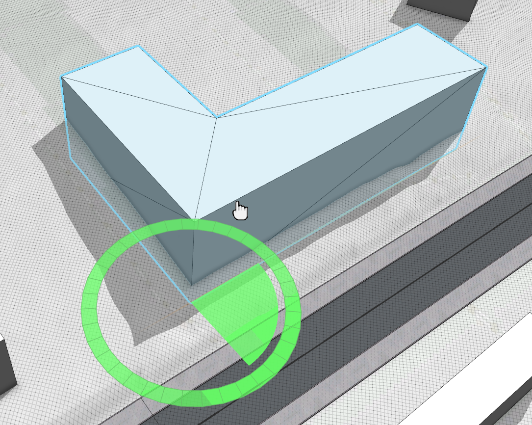 Rotating the L-shape with Transform Rotate tool Rotating the L-shape with Transform Rotate tool