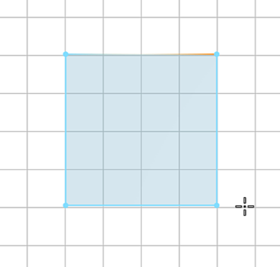 Created shape Created shape