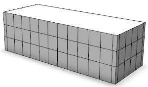 Same model decomposed into floors and tiles Same model decomposed into floors and tiles