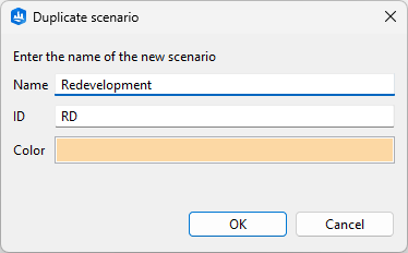 Redevelopment duplicate scenario Redevelopment duplicate scenario