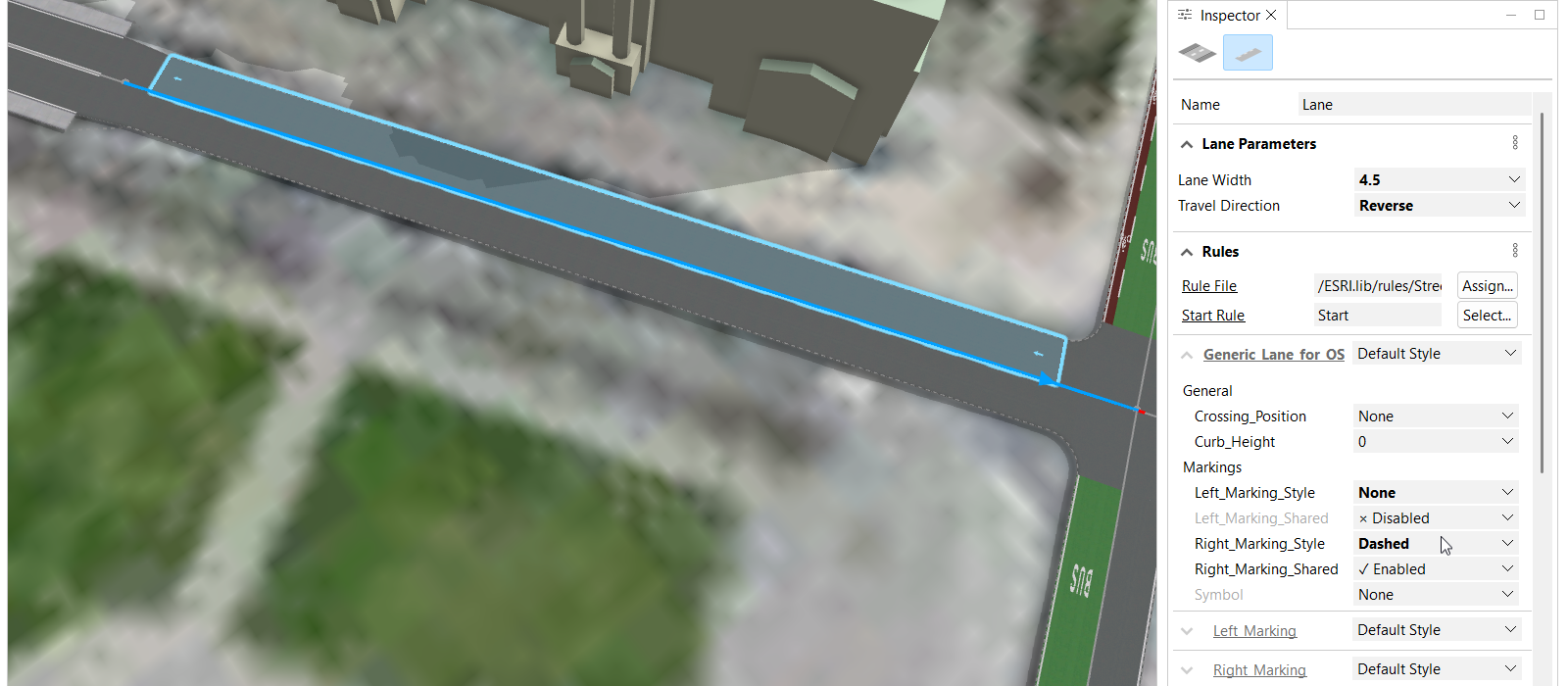 Edit rule parameters Edit rule parameters