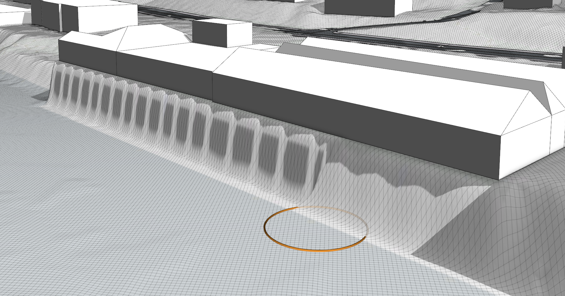 Smoothing steep terrain Smoothing steep terrain
