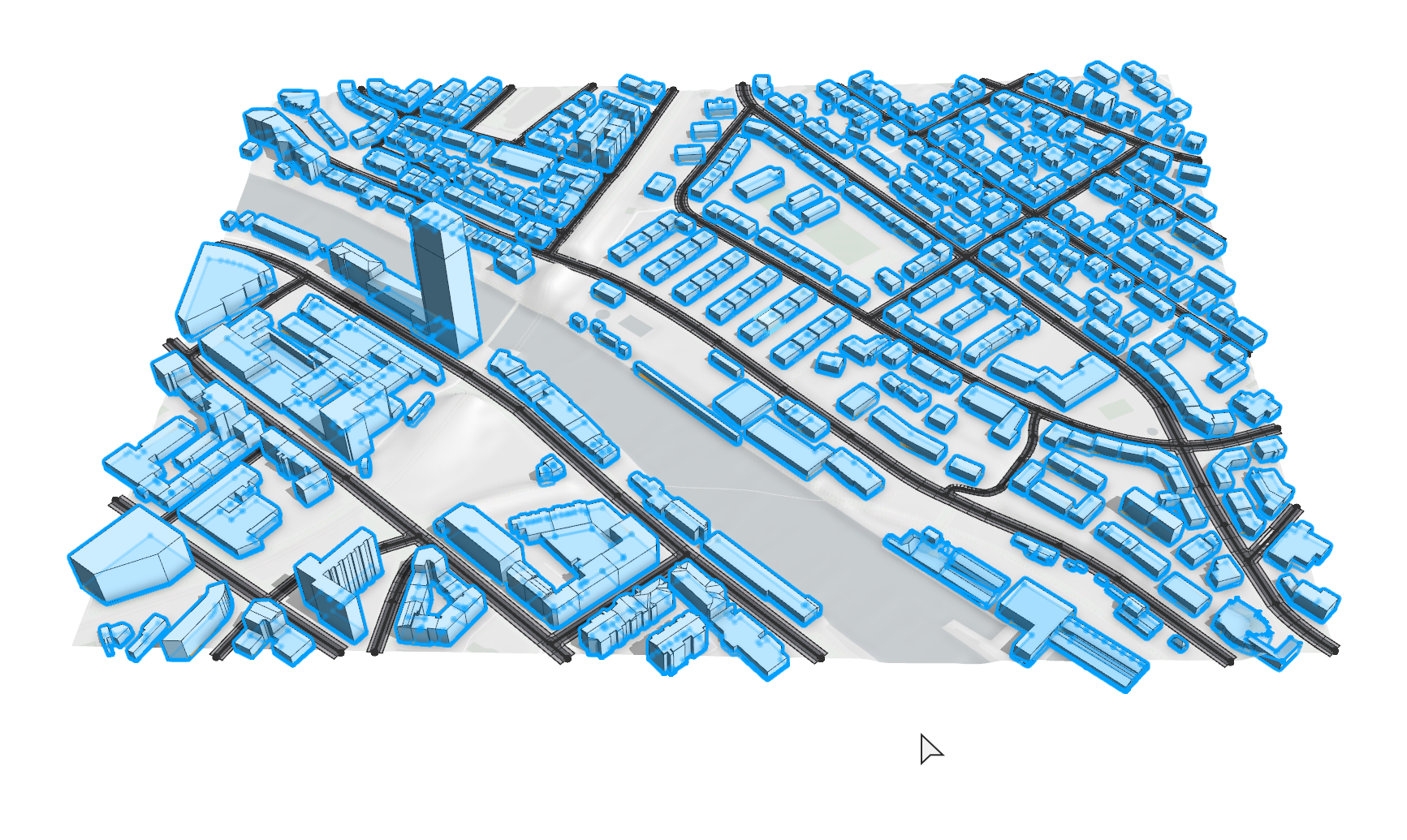 Shapes aligned to terrain Shapes aligned to terrain