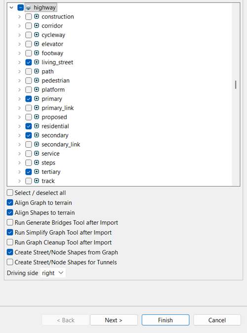 Import settings Import settings