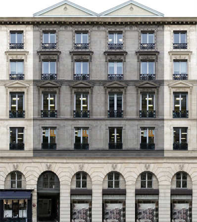 Initial facade Initial facade