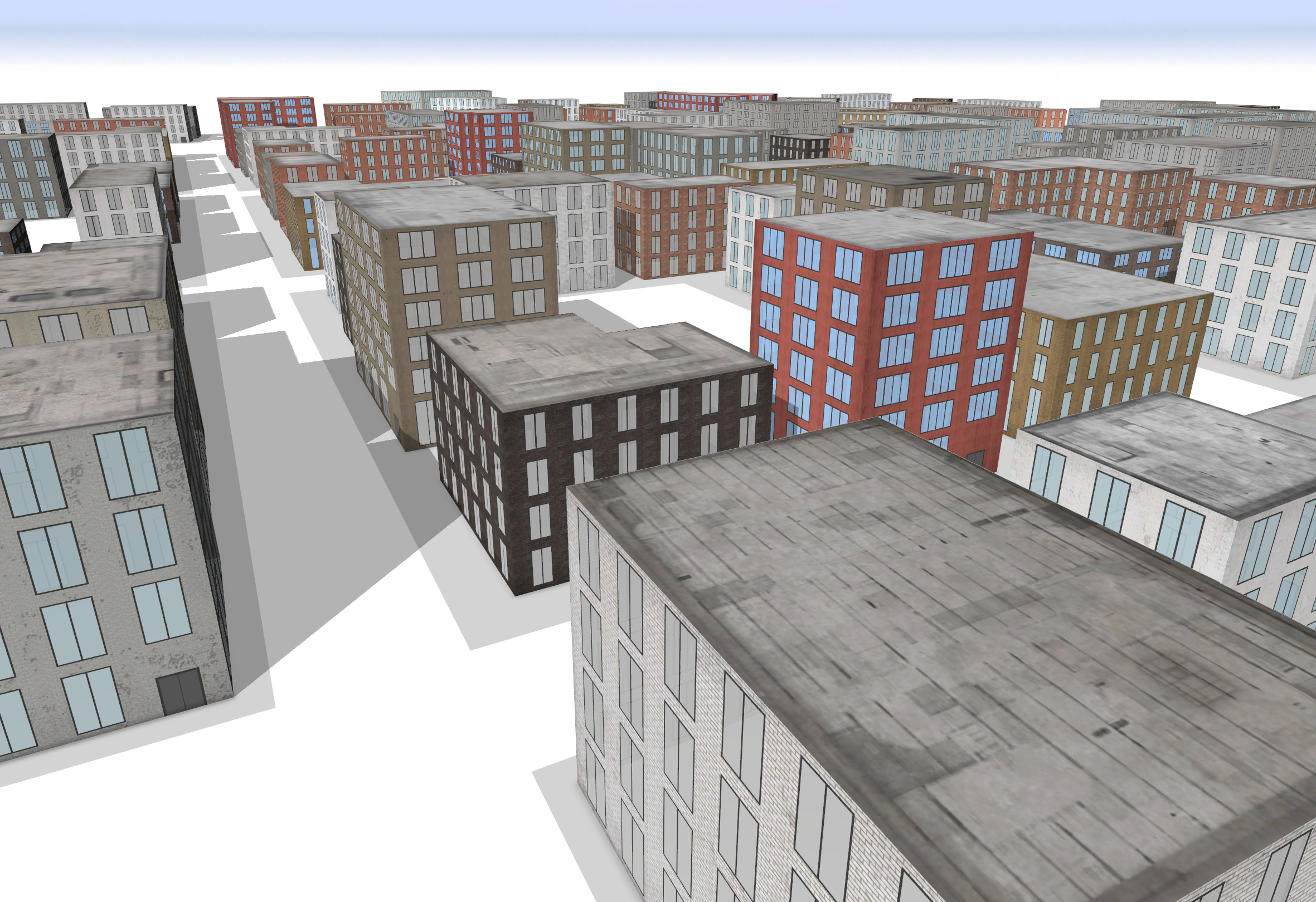 Generated buildings Generated buildings