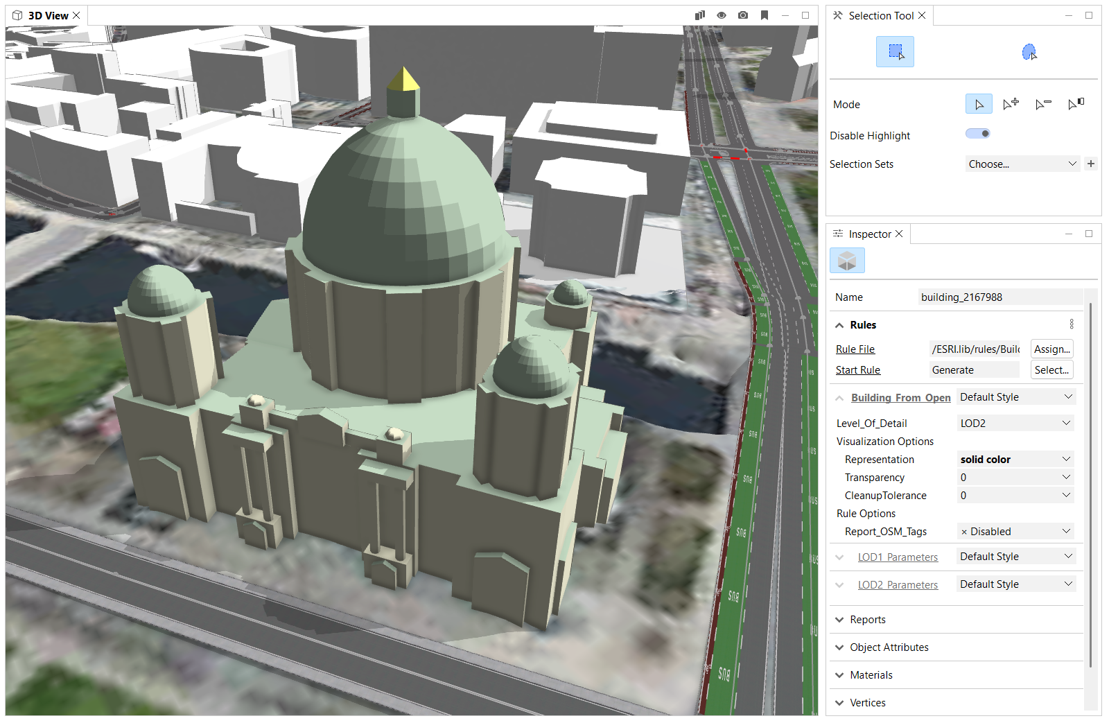 Cathedral with solid color Cathedral with solid color