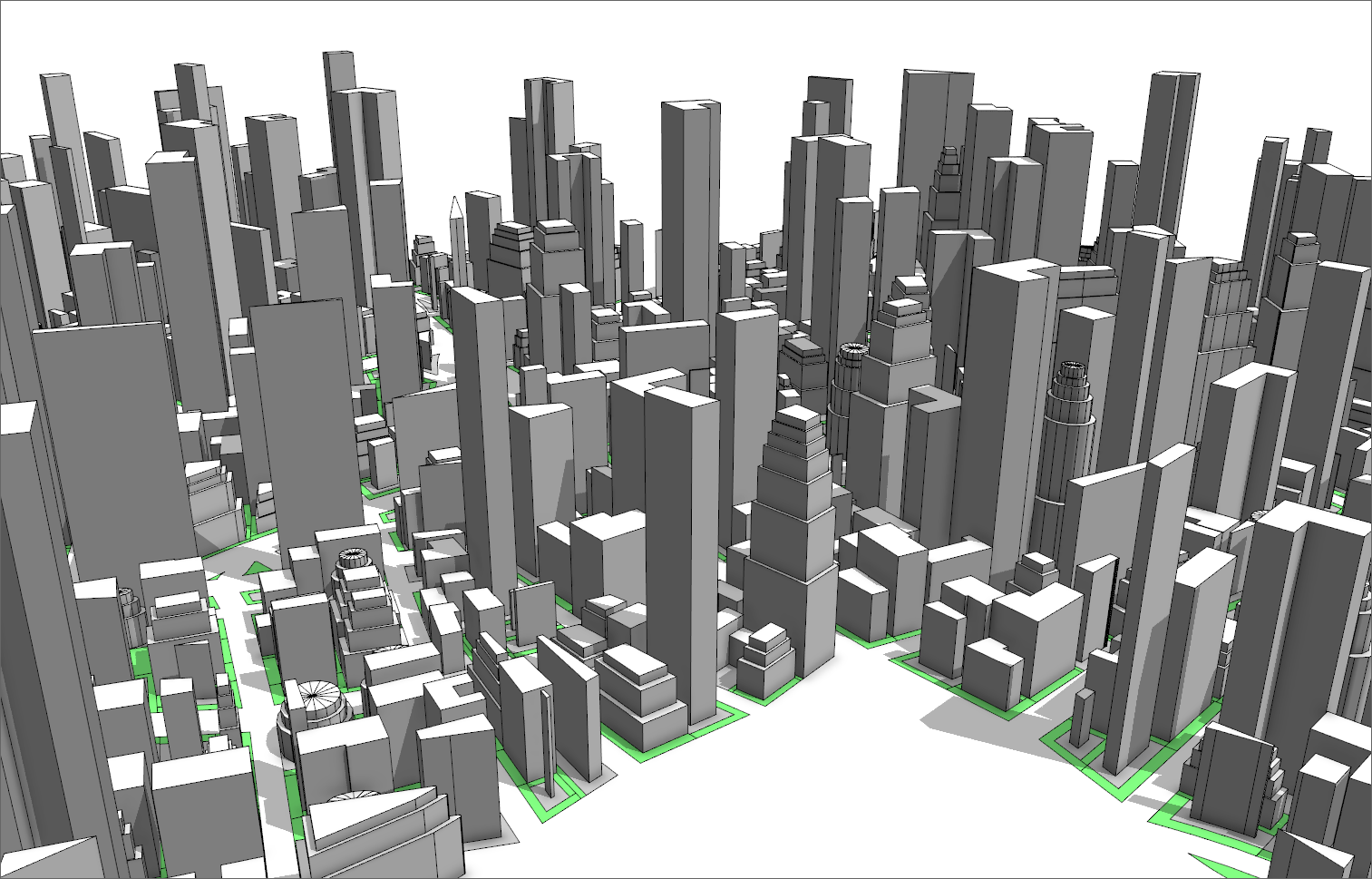 Generated buildings Generated buildings