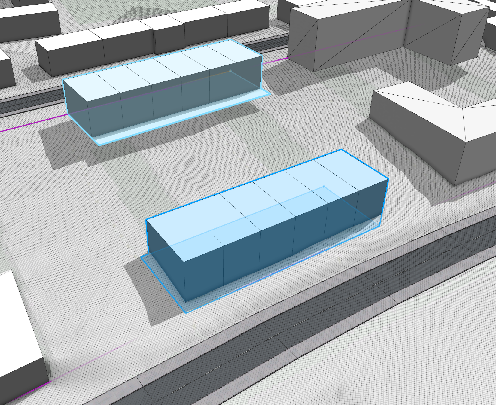 Selected shapes Selected shapes