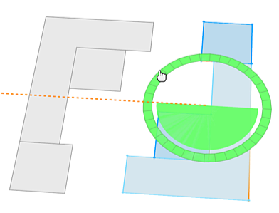 Shapes copied and rotated Shapes copied and rotated