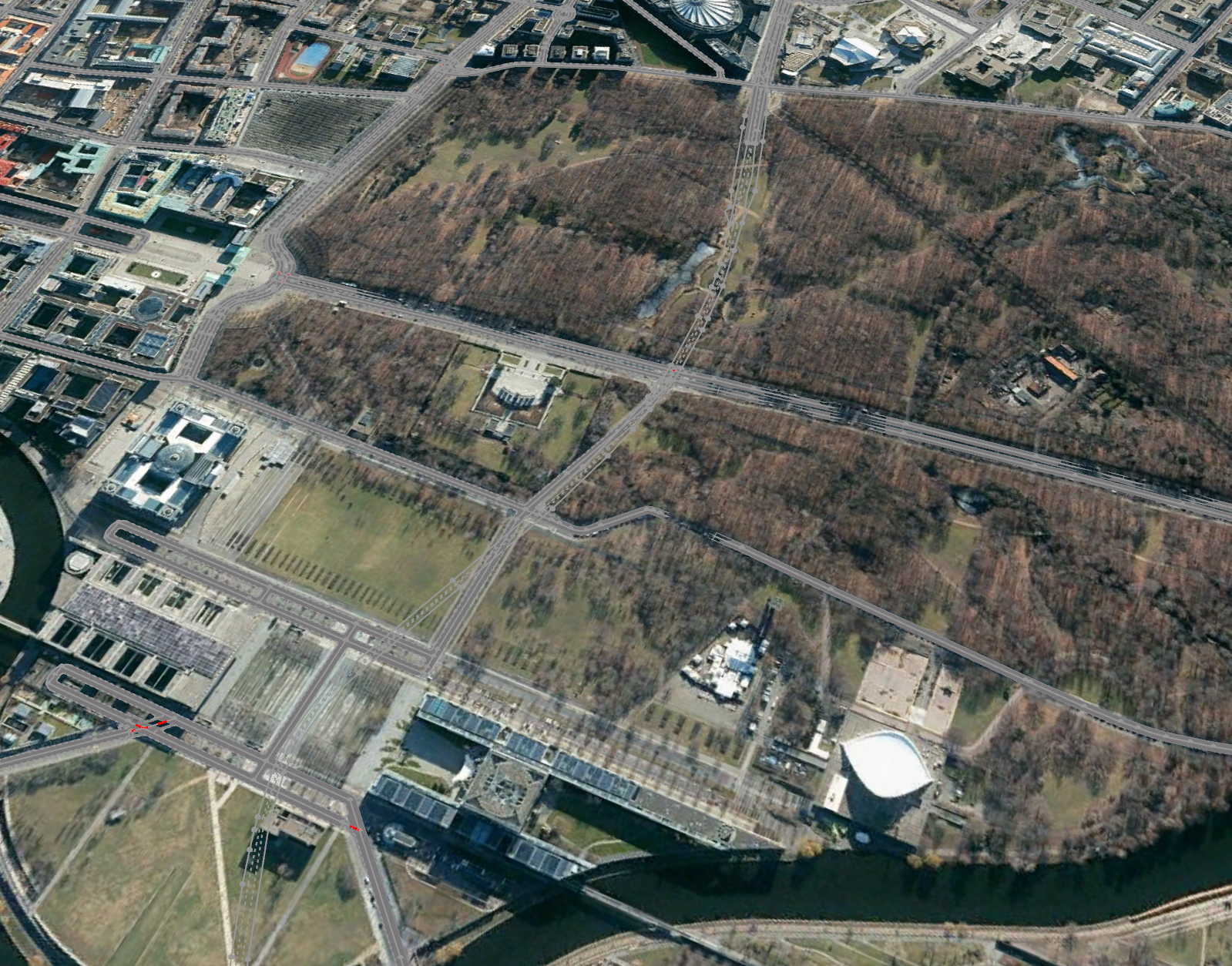 Scene of terrain for editing Scene of terrain for editing