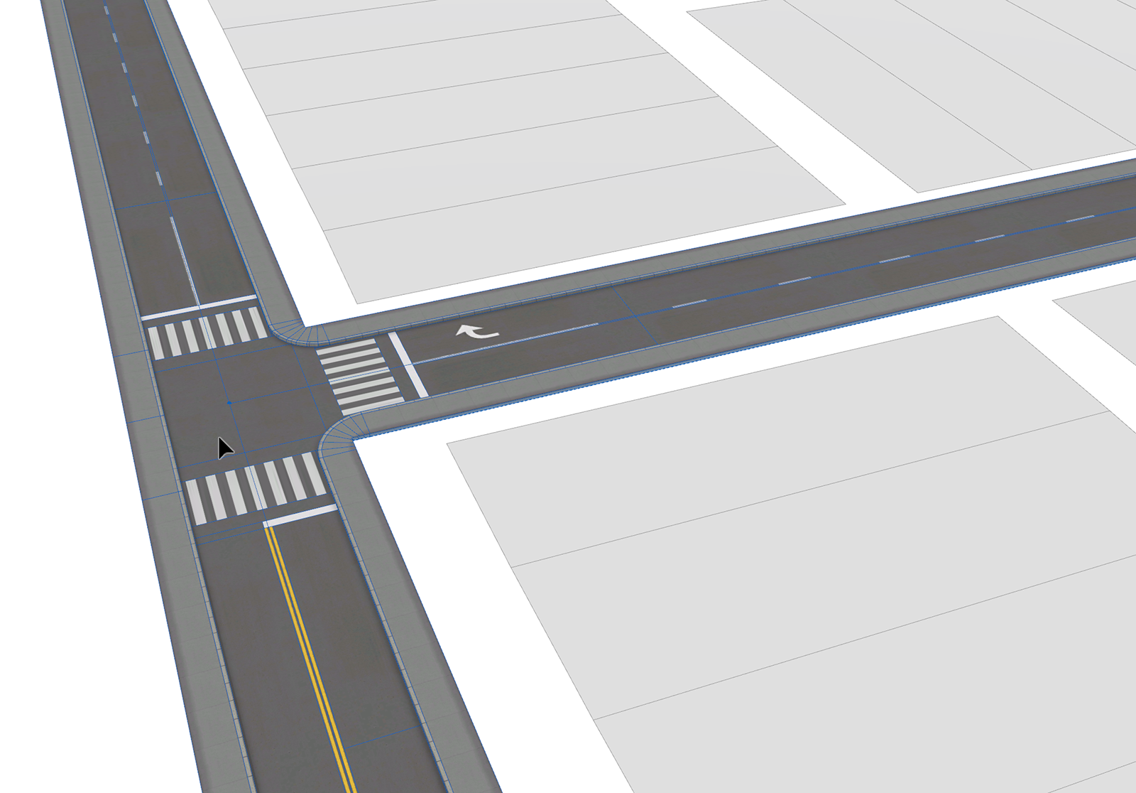 Street models after rules applied Street models after rules applied